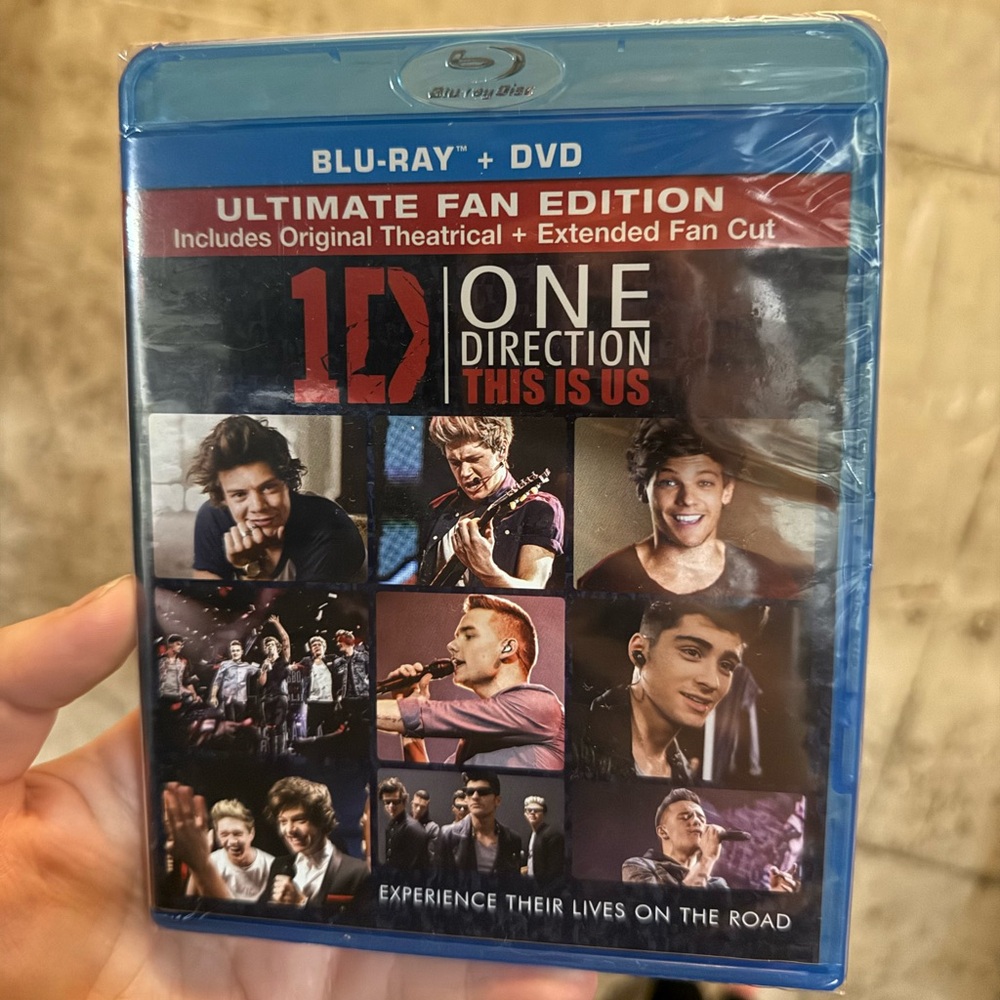 One Direction this is us blu-ray and dvd SEALED